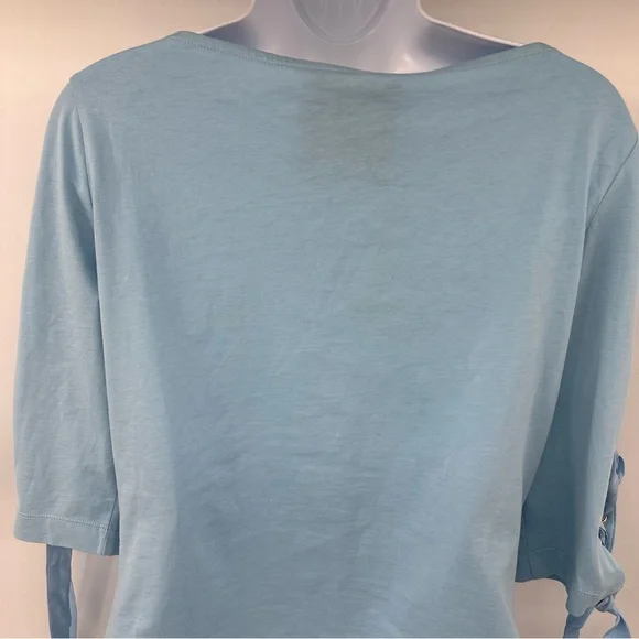 Moschino Couture My Little Pony Ribbon Tee with Lace-up Sleeves 10 New with Tags - Picture 13 of 16